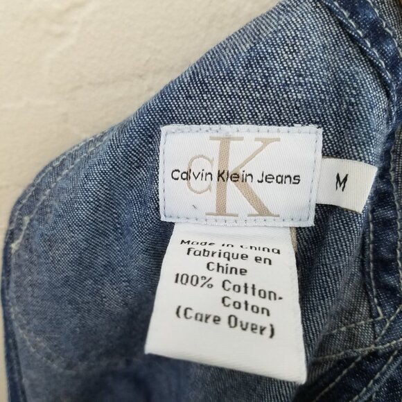 Calvin Klein Jeans Overalls Jeans Blue Size M - Picture 10 of 10